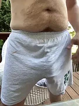Realybigdill — Daddy takes off shorts